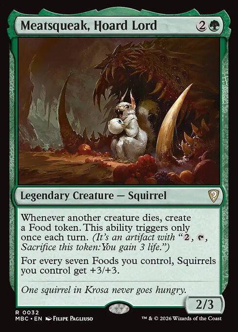 Meatsqueak, Hoard Lord card art