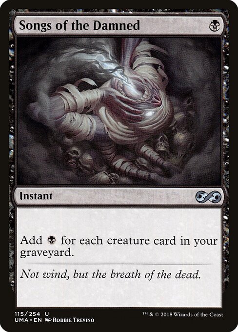 Songs of the Damned card art