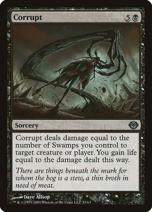 Corrupt card art