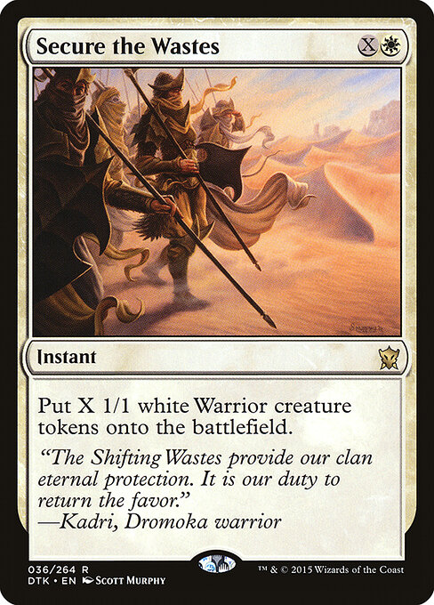 Secure the Wastes card art
