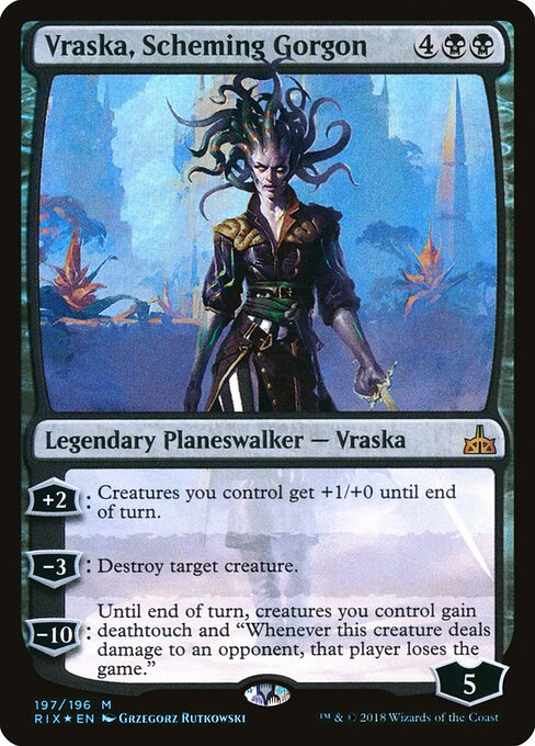 Vraska, Scheming Gorgon card art