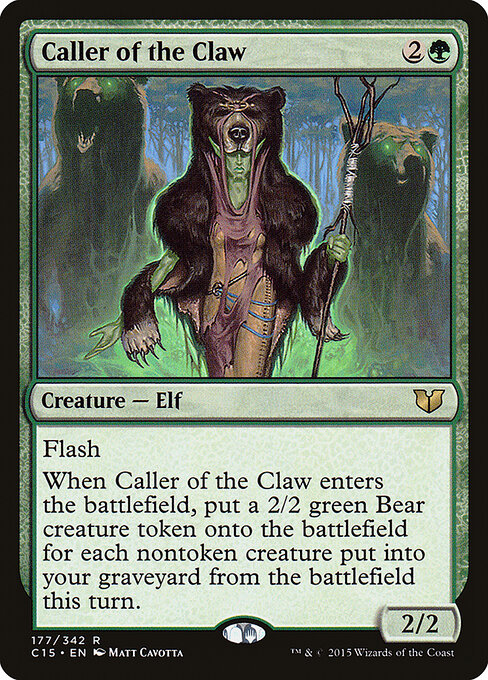 Caller of the Claw card art