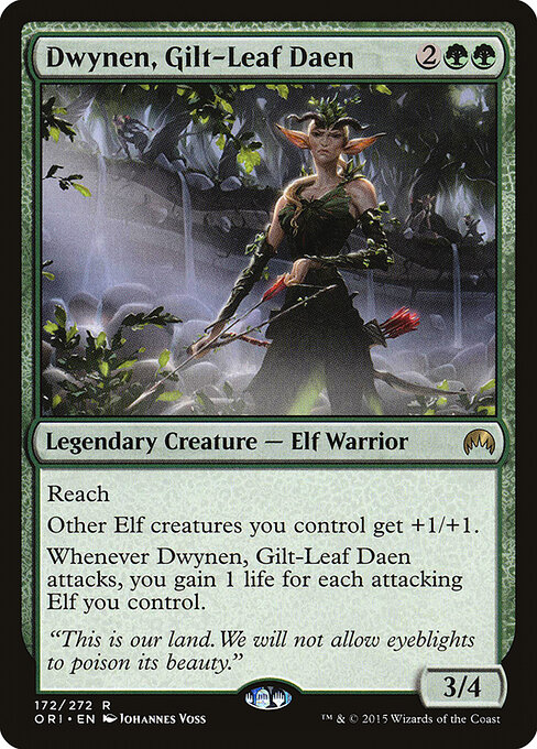 Dwynen, Gilt-Leaf Daen card art