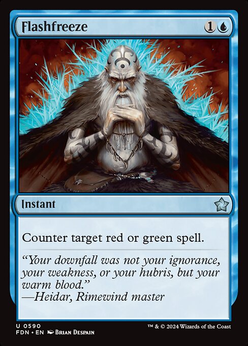Flashfreeze card art