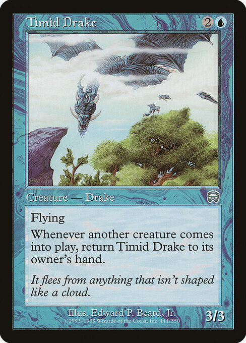 Timid Drake card art