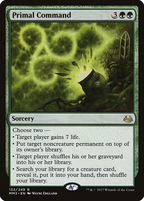 Primal Command card art