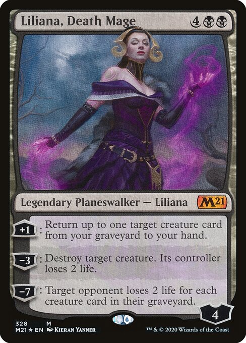 Liliana, Death Mage card art