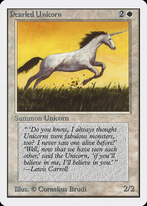 Pearled Unicorn card art