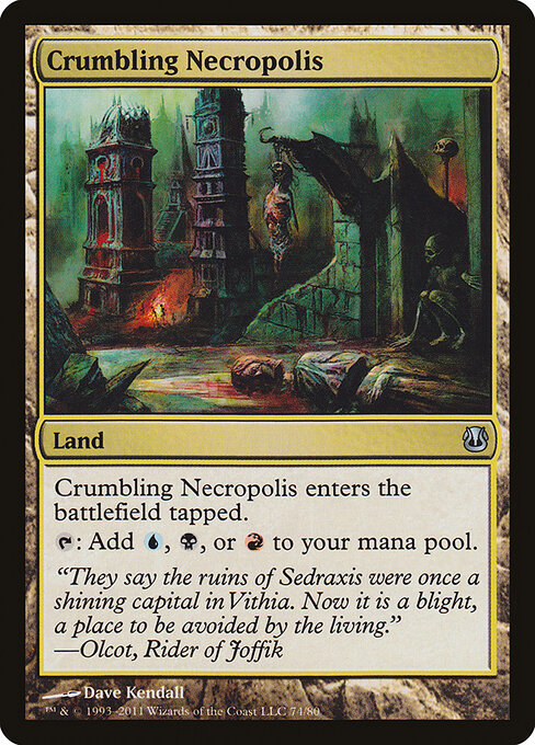 Crumbling Necropolis card art