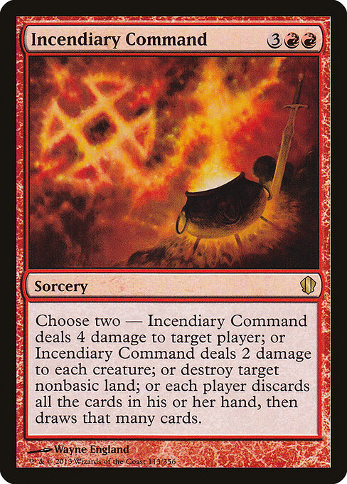 Incendiary Command card art