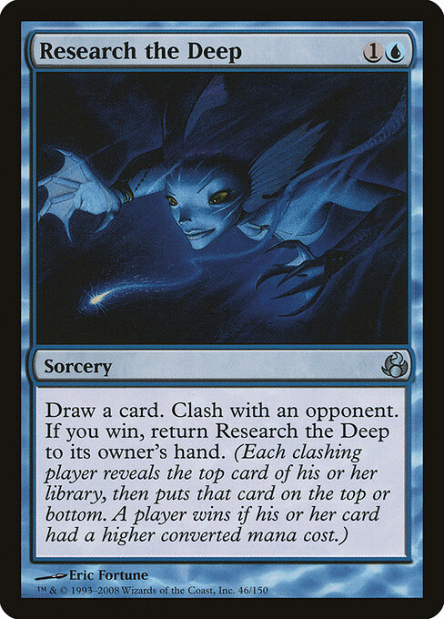 Research the Deep card art