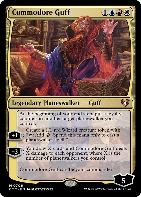 Commodore Guff card art