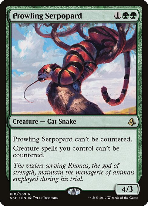 Prowling Serpopard card art