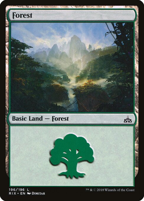 Forest card art