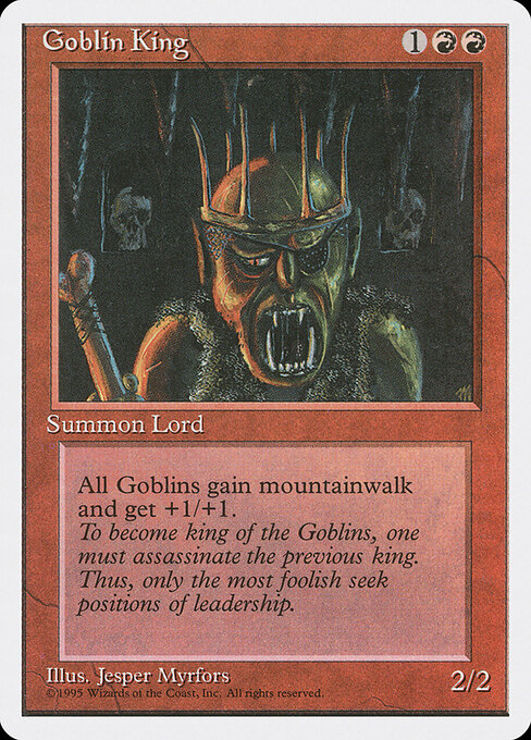 Goblin King card art