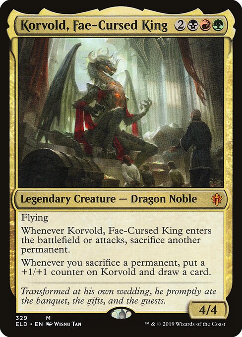 Korvold, Fae-Cursed King card art