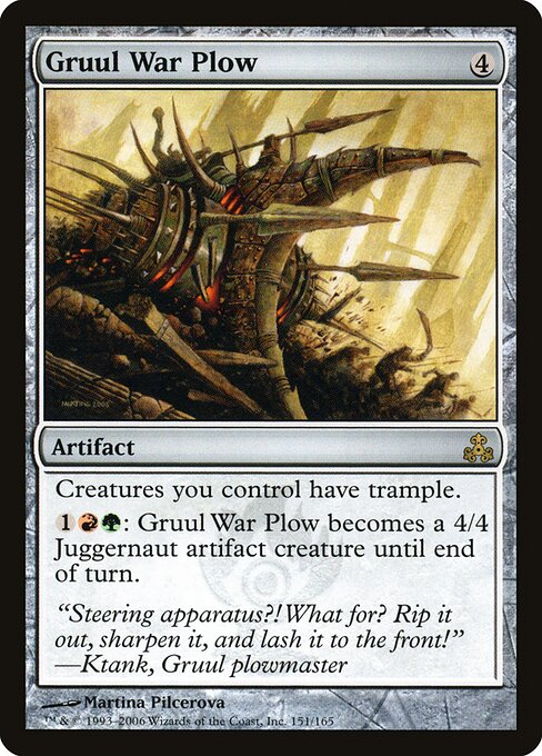 Gruul War Plow card art