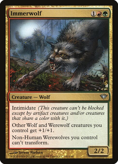 Immerwolf card art