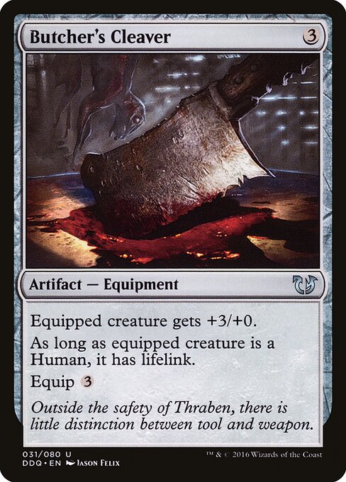 Butcher's Cleaver card art