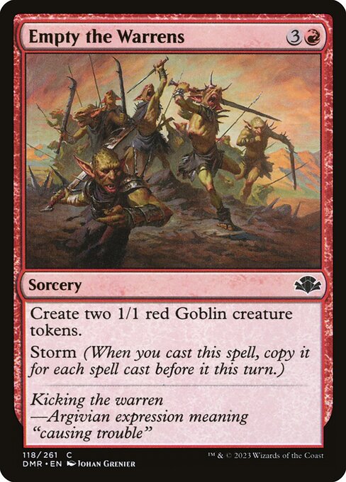 Empty the Warrens card art