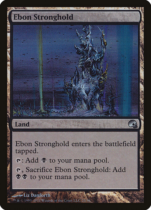 Ebon Stronghold card art