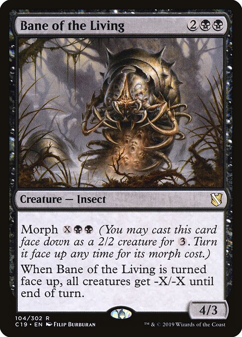 Bane of the Living card art
