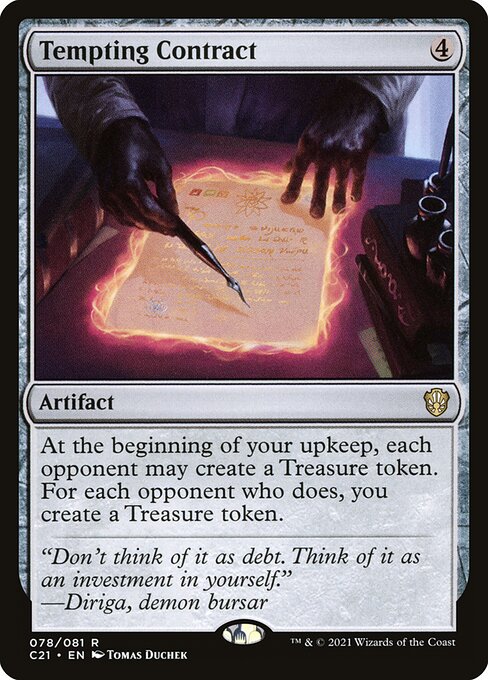 Tempting Contract card art