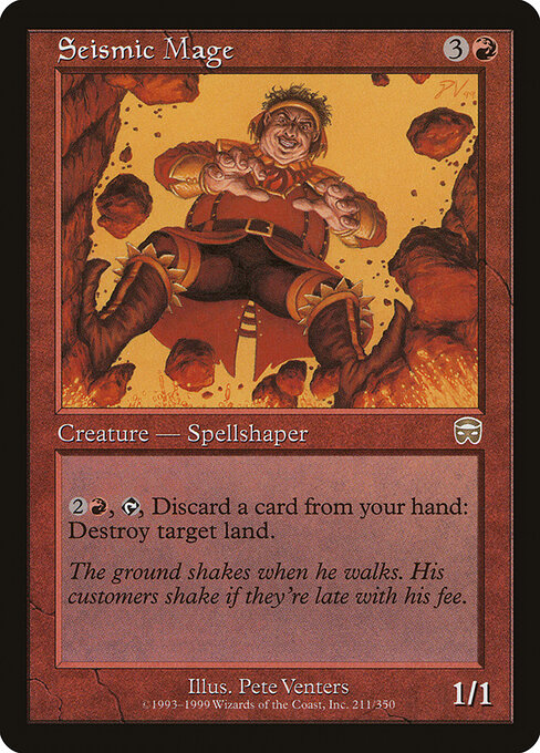 Seismic Mage card art