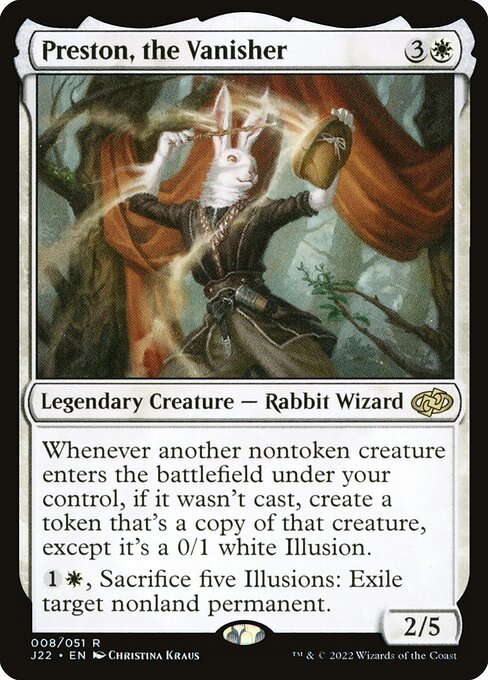 Preston, the Vanisher card art