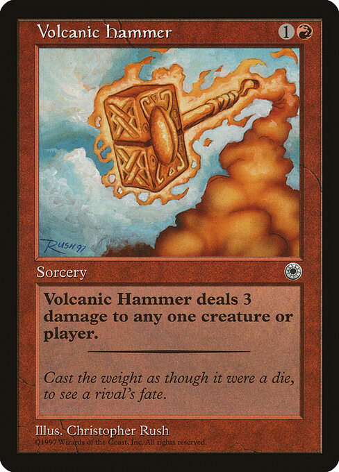 Volcanic Hammer card art