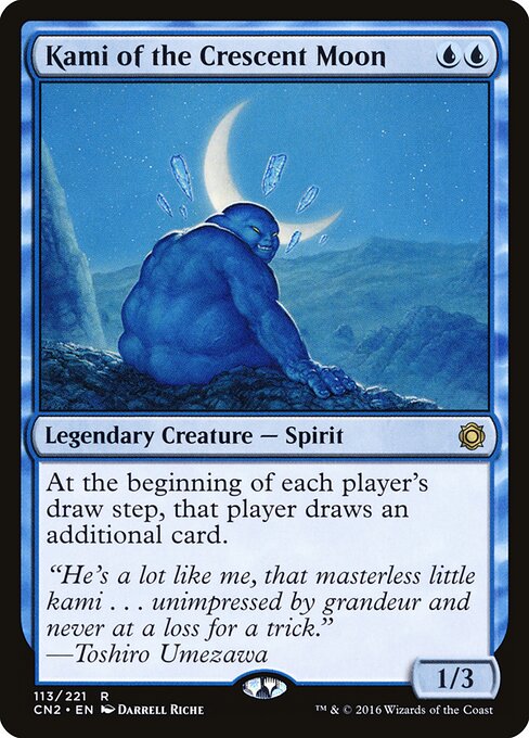 Kami of the Crescent Moon card art