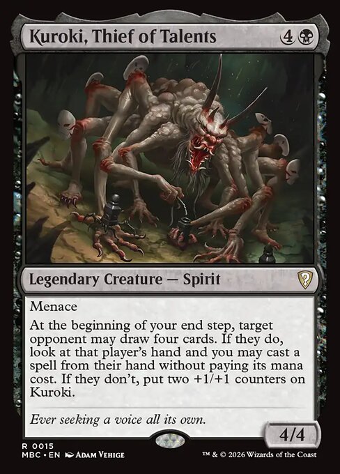 Kuroki, Thief of Talents card art