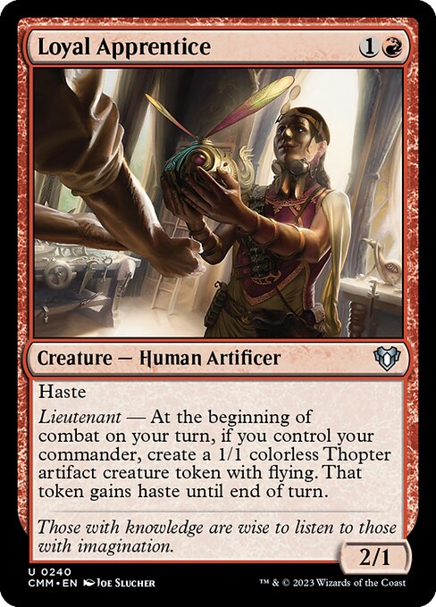 Loyal Apprentice card art