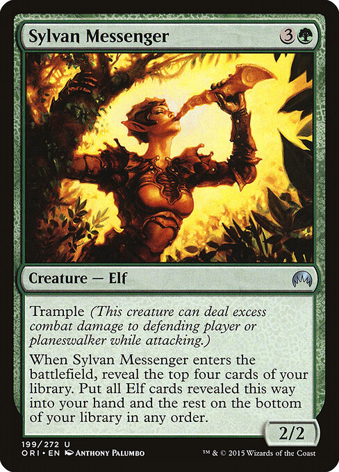 Sylvan Messenger card art