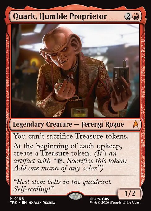 Quark, Humble Proprietor card art