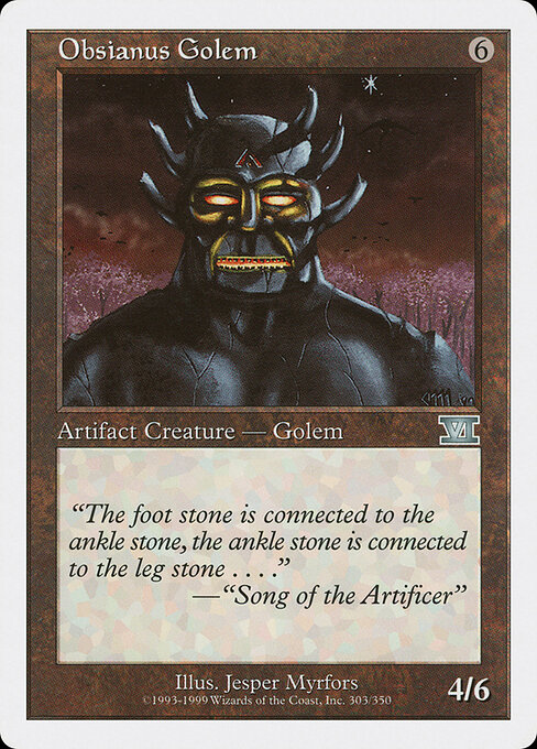 Obsianus Golem card art