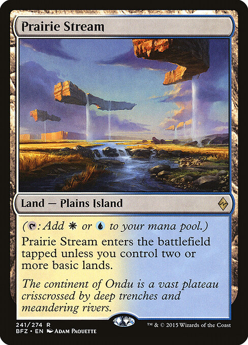 Prairie Stream card art