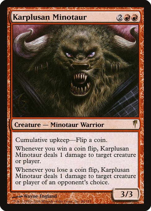 Karplusan Minotaur card art
