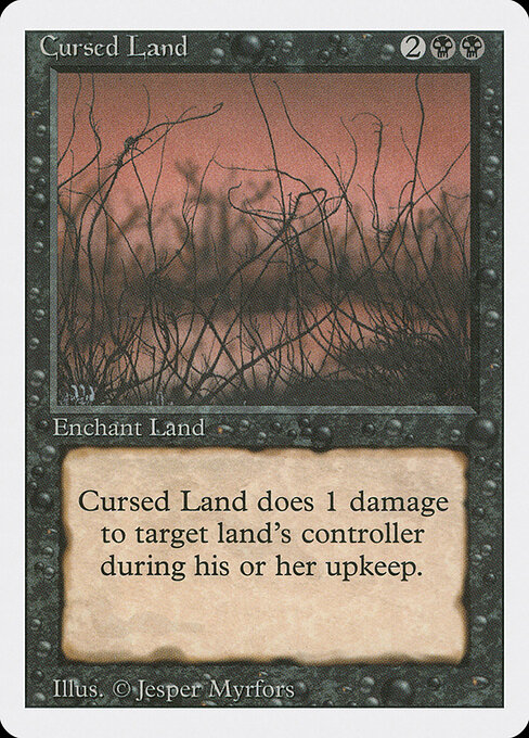 Cursed Land card art