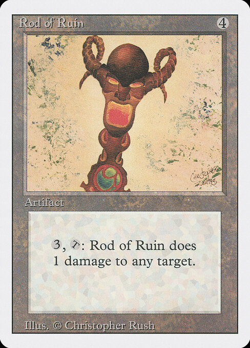 Rod of Ruin card art