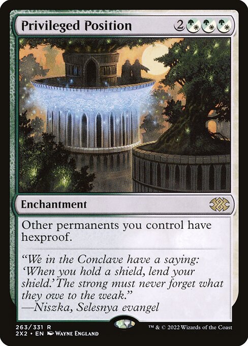 Privileged Position card art