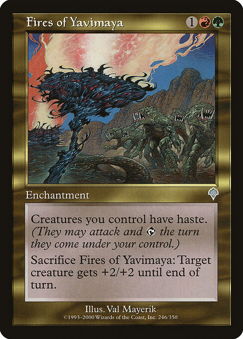 Fires of Yavimaya card art
