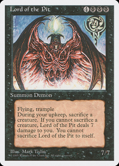 Lord of the Pit card art