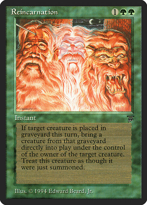 Reincarnation card art
