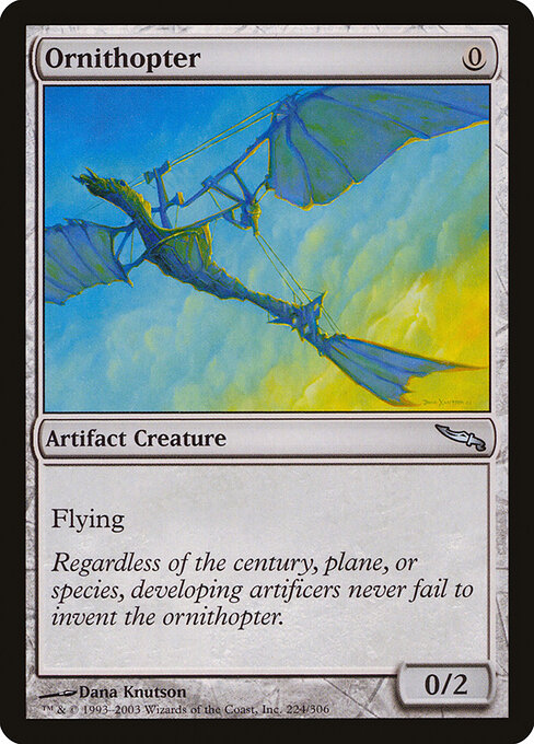Ornithopter card art