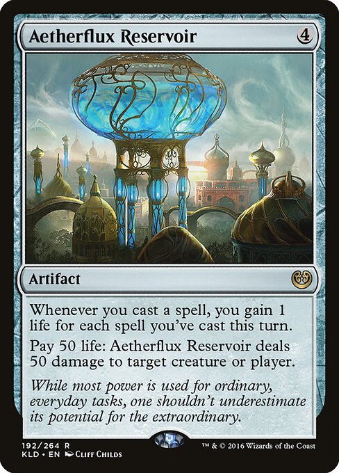 Aetherflux Reservoir card art