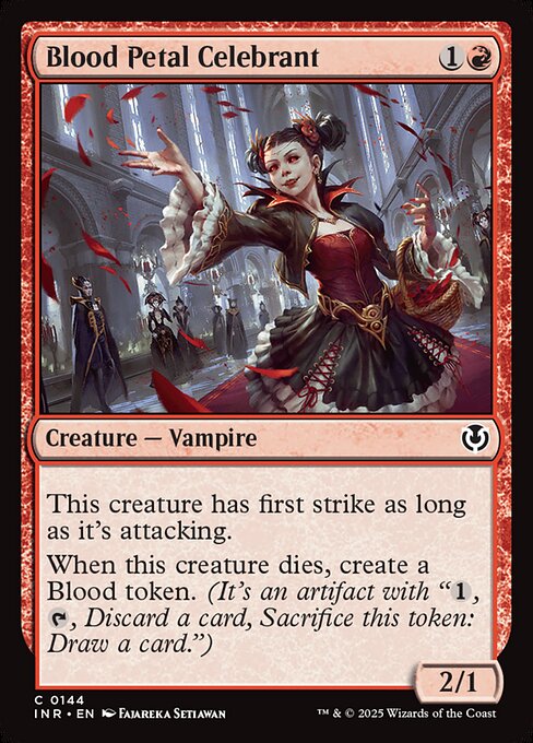 Blood Petal Celebrant card art