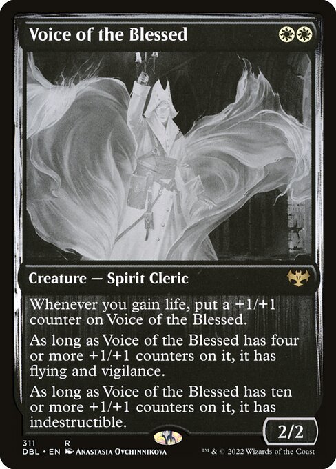Voice of the Blessed card art