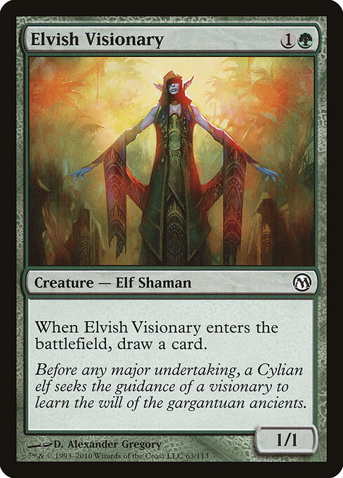 Elvish Visionary card art