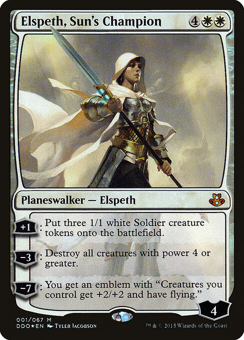 Elspeth, Sun's Champion card art
